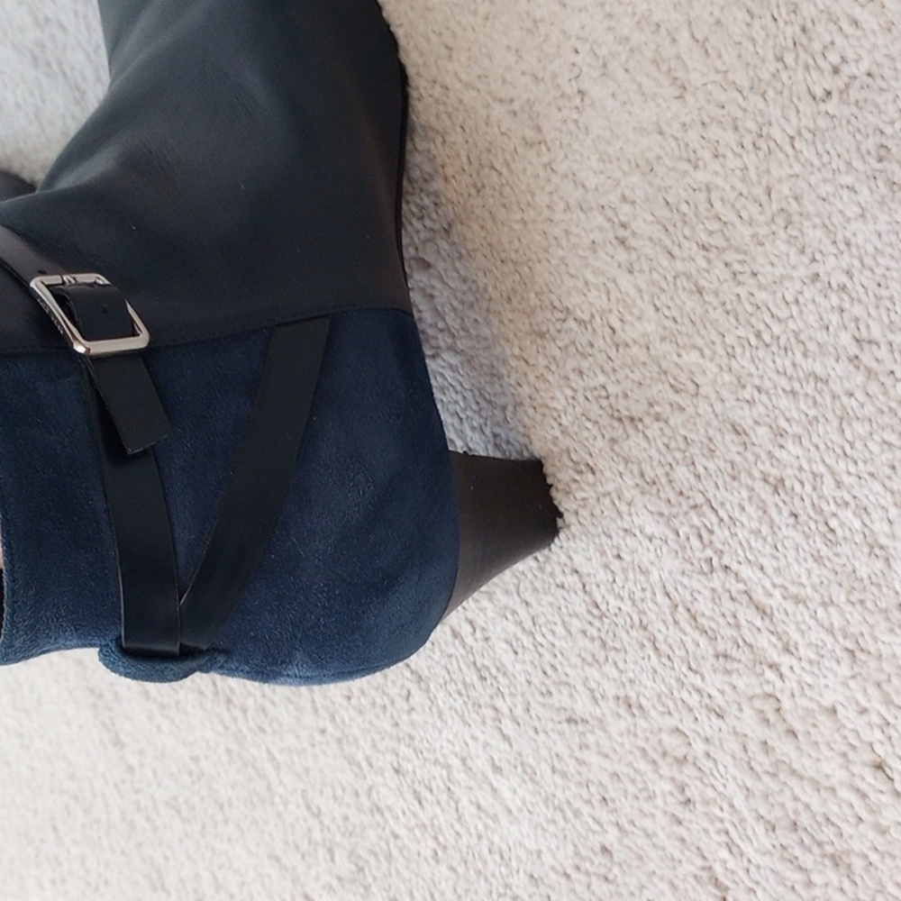 Cole Haan Leather And suede Ankle Boots - Picture 5 of 12